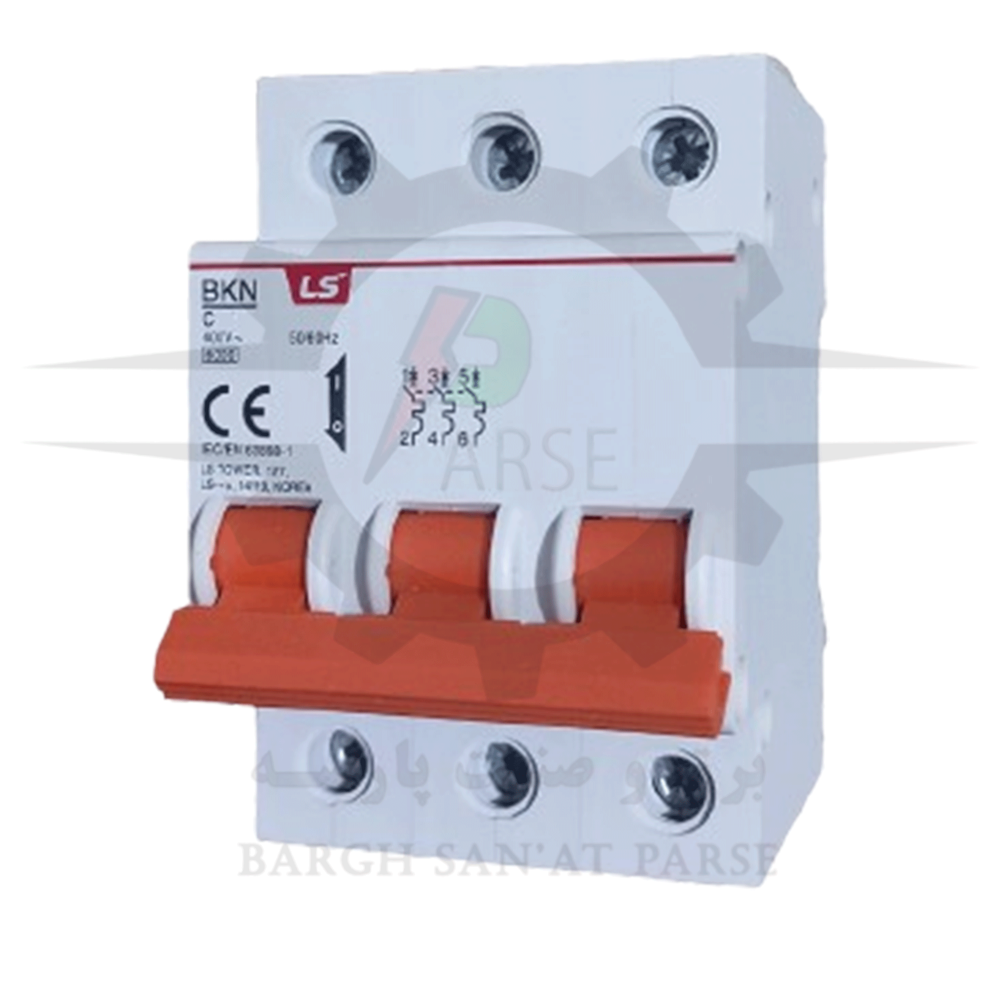 کلید مينياتوری سه فاز سه پل فاز 6 آمپر