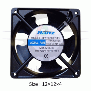 فن 220 ولت ابعاد 4×12×12