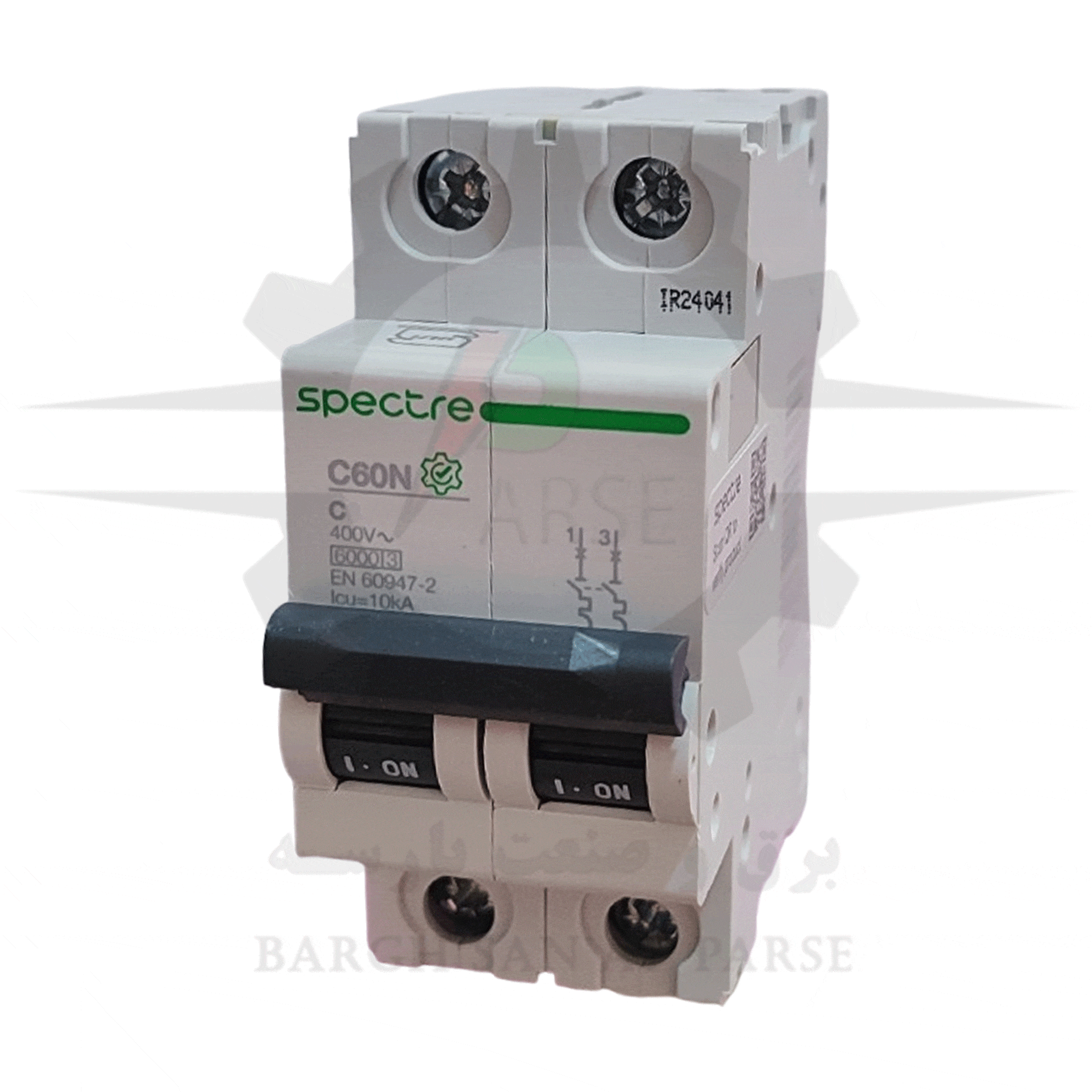 کلید مینیاتوری دو فاز 4 آمپر اشنایدر