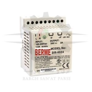 خرید منبع تغذیه صنعتی BERME مدل DR-45-24